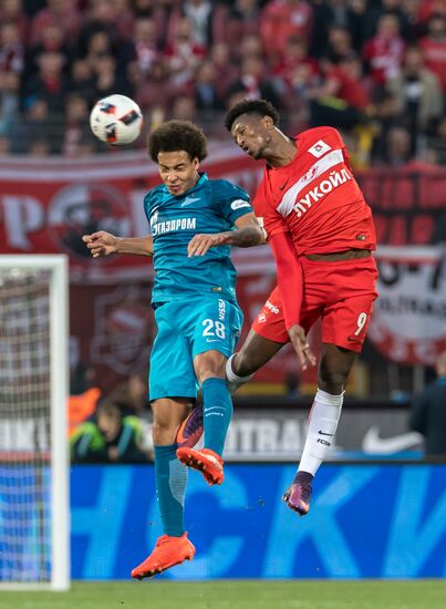 Football. Russian Premier League. Zenit vs. Spartak