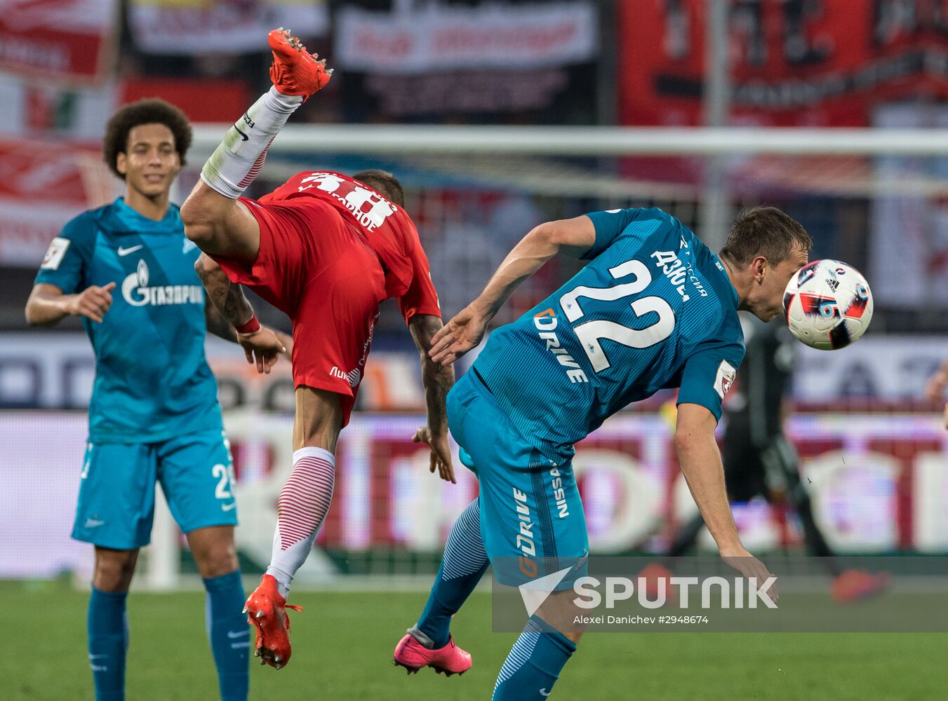 Football. Russian Premier League. Zenit vs. Spartak