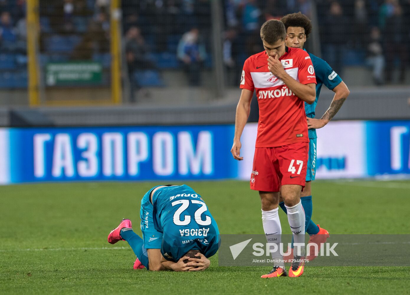 Football. Russian Premier League. Zenit vs. Spartak