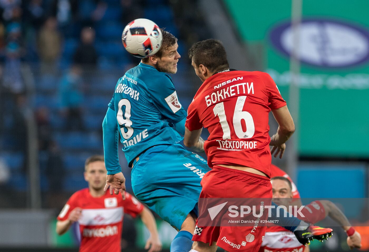 Football. Russian Premier League. Zenit vs. Spartak