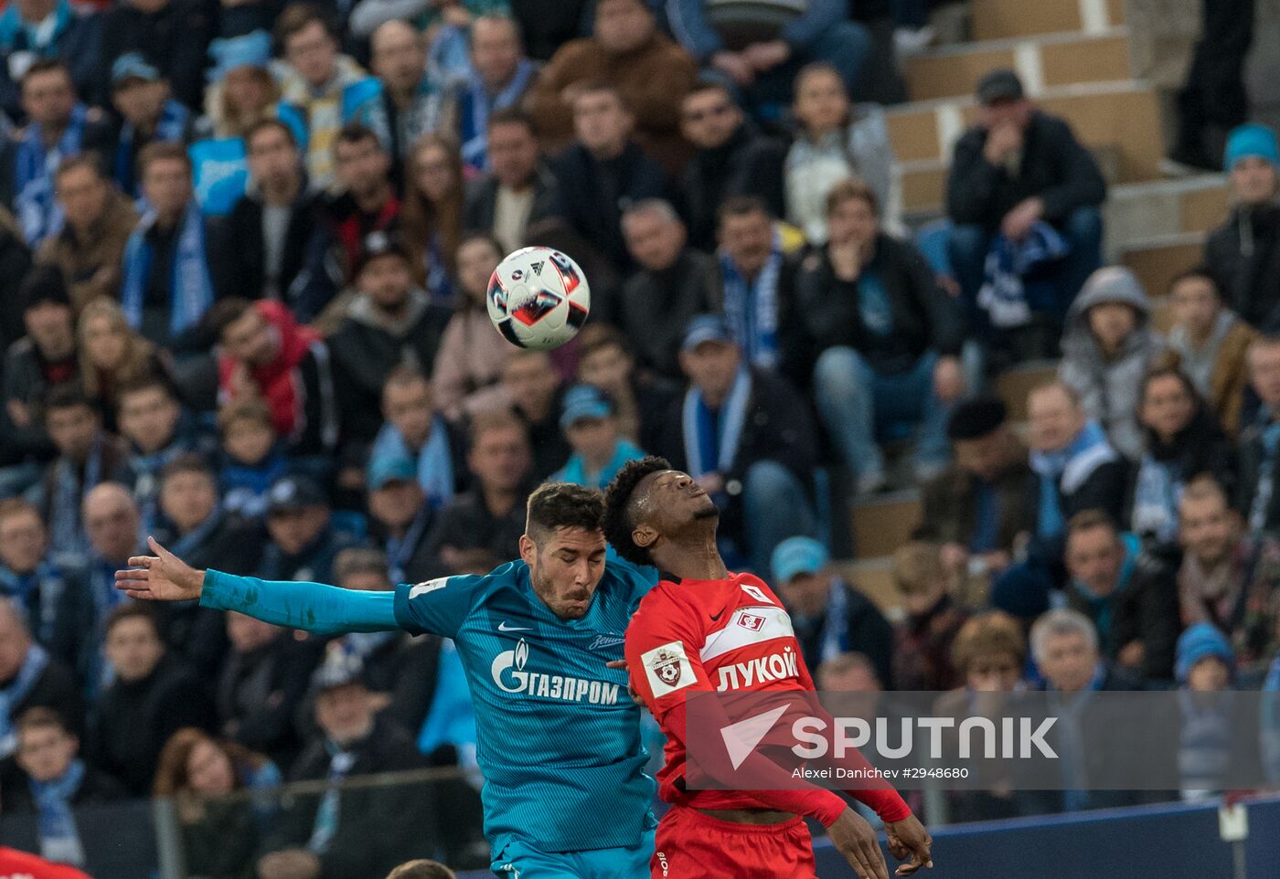 Football. Russian Premier League. Zenit vs. Spartak