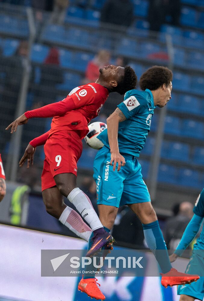 Football. Russian Premier League. Zenit vs. Spartak