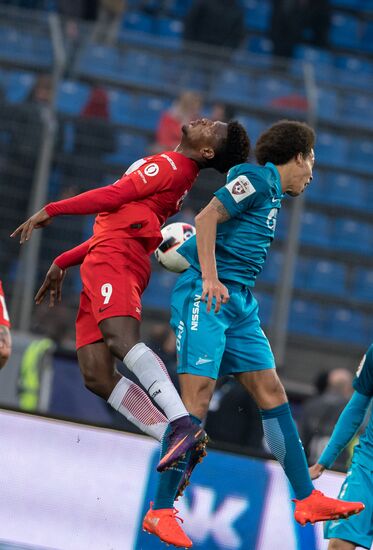 Football. Russian Premier League. Zenit vs. Spartak