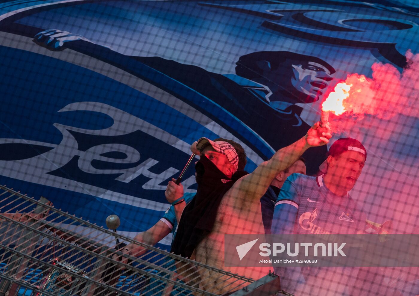 Football. Russian Premier League. Zenit vs. Spartak