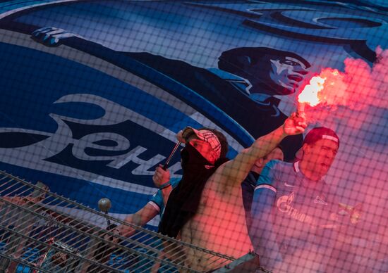 Football. Russian Premier League. Zenit vs. Spartak