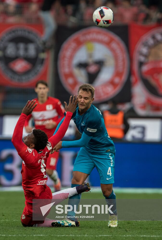 Football. Russian Premier League. Zenit vs. Spartak