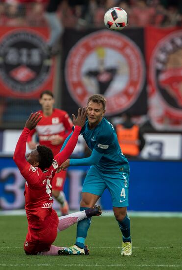 Football. Russian Premier League. Zenit vs. Spartak