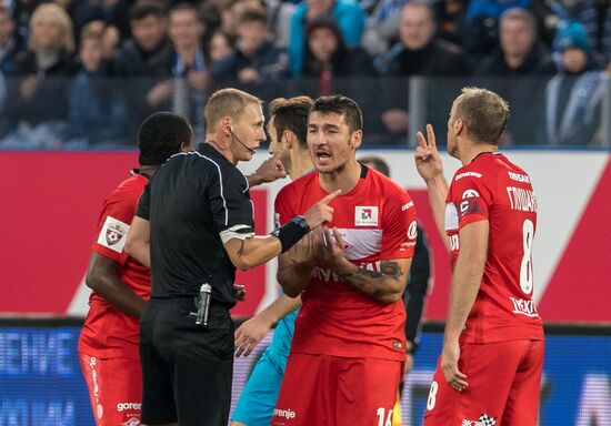Football. Russian Premier League. Zenit vs. Spartak