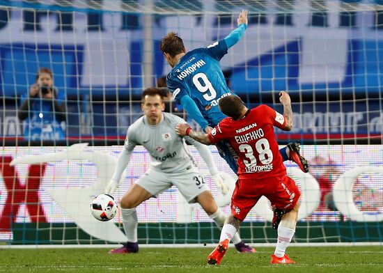 Football. Russian Premier League. Zenit vs. Spartak