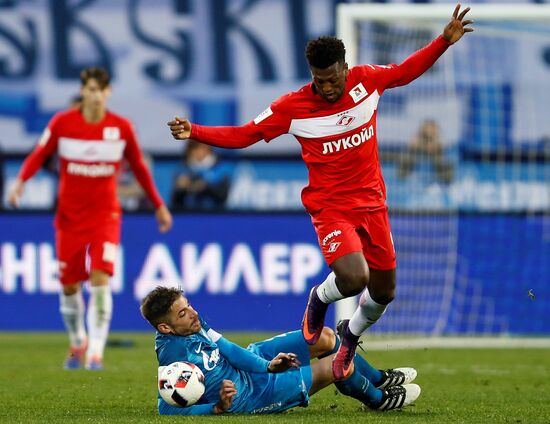 Football. Russian Premier League. Zenit vs. Spartak