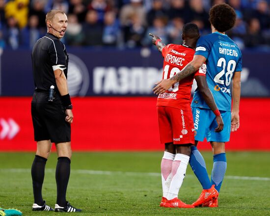 Football. Russian Premier League. Zenit vs. Spartak