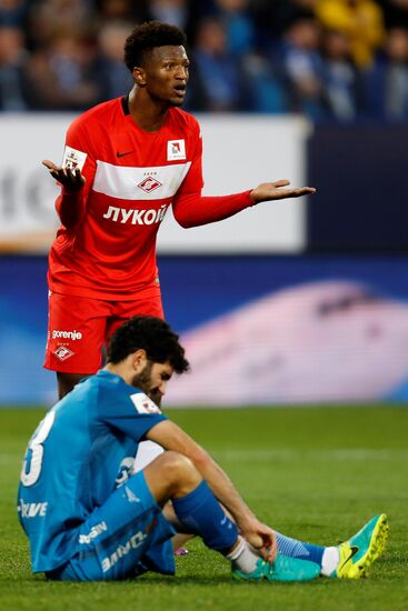 Football. Russian Premier League. Zenit vs. Spartak