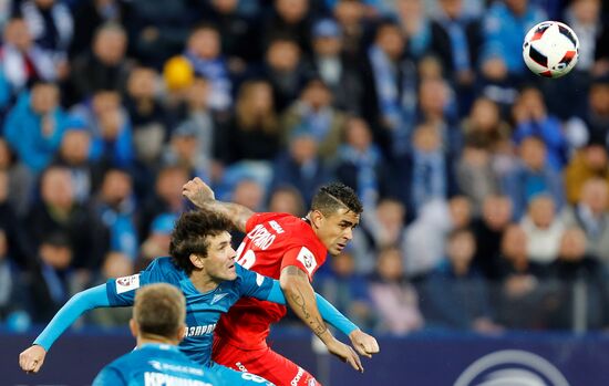 Football. Russian Premier League. Zenit vs. Spartak