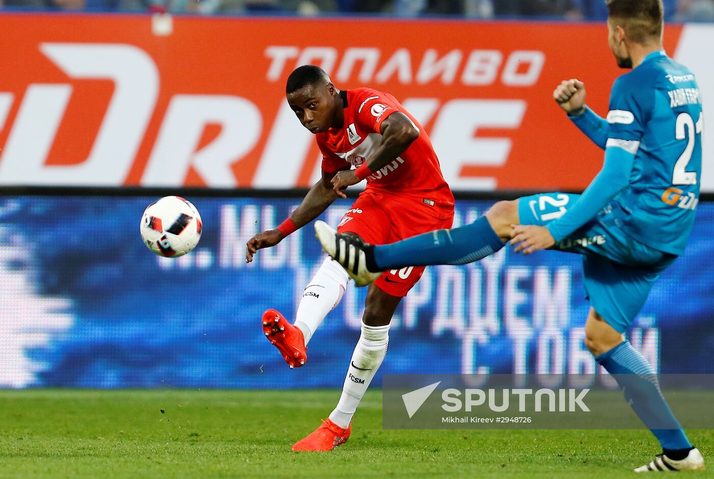 Football. Russian Premier League. Zenit vs. Spartak
