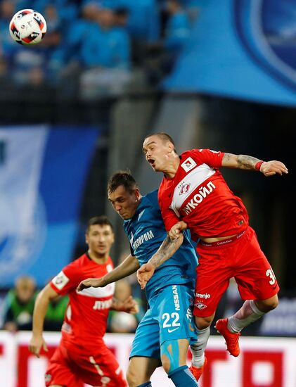 Football. Russian Premier League. Zenit vs. Spartak