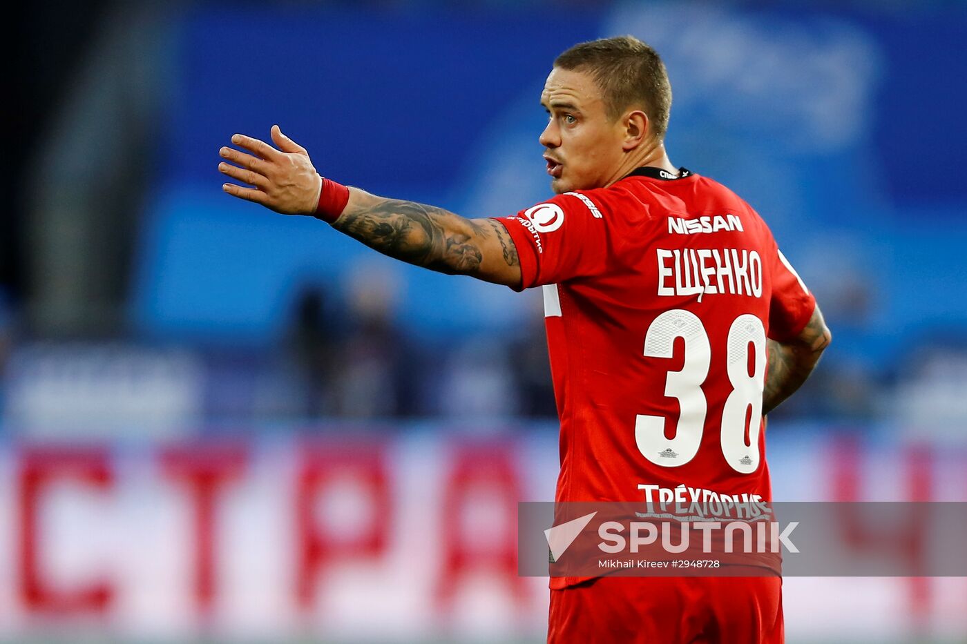 Football. Russian Premier League. Zenit vs. Spartak