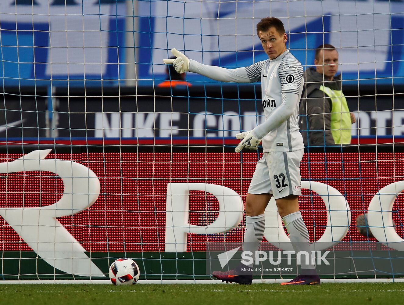 Football. Russian Premier League. Zenit vs. Spartak