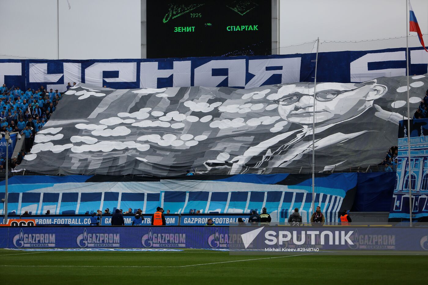Football. Russian Premier League. Zenit vs. Spartak