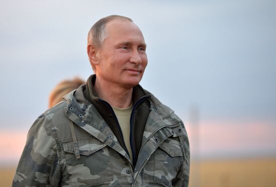 President Vladimitr Putin visits Orenburg Region