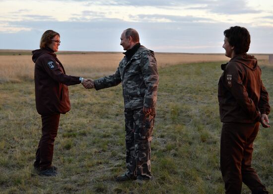 President Vladimitr Putin visits Orenburg Region