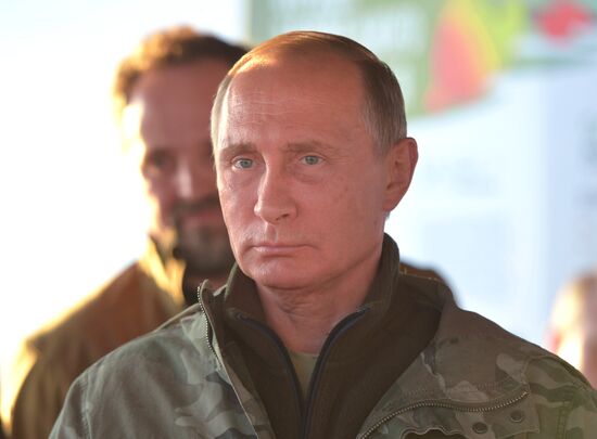 President Vladimitr Putin visits Orenburg Region