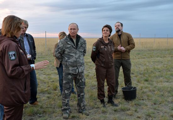 President Vladimitr Putin visits Orenburg Region