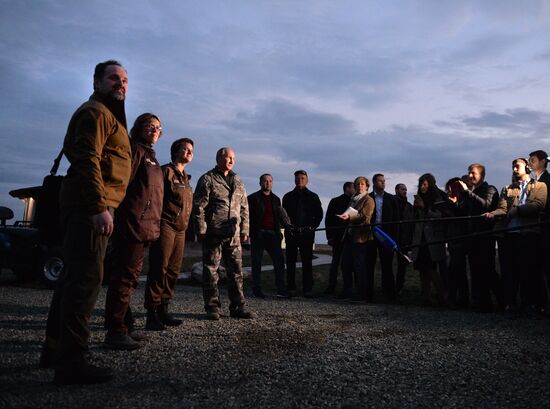 President Vladimitr Putin visits Orenburg Region