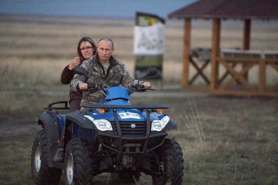 President Vladimitr Putin visits Orenburg Region