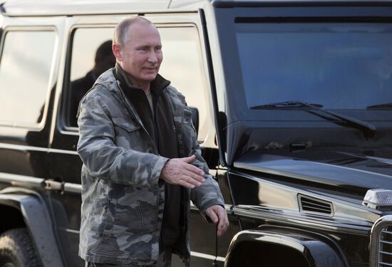 President Vladimitr Putin visits Orenburg Region