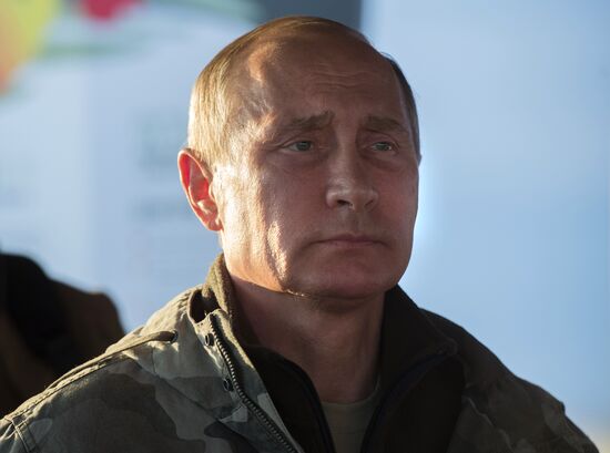 President Vladimitr Putin visits Orenburg Region