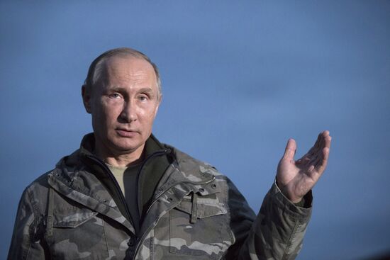 President Vladimitr Putin visits Orenburg Region