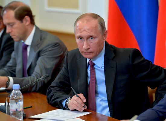 President Vladimitr Putin visits Orenburg Region