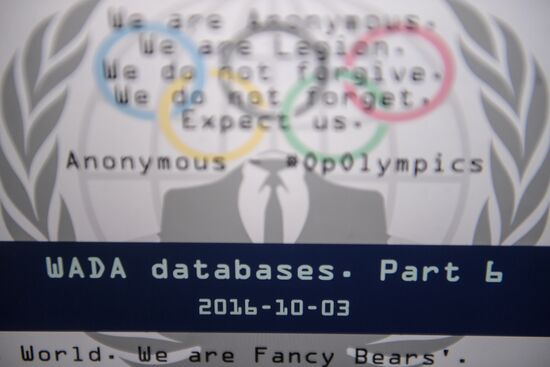 Fancy Bears release sixth part of hacked WADA data
