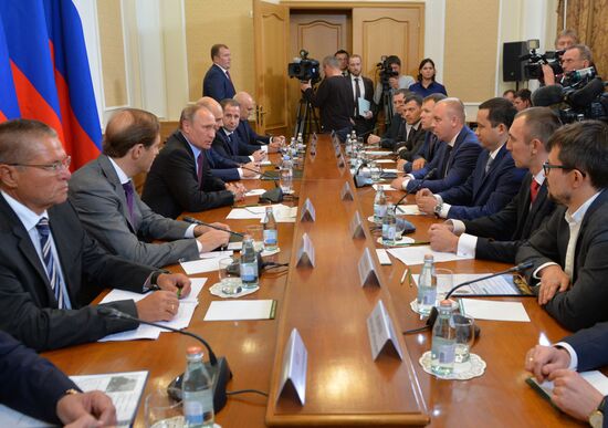 President Vladimitr Putin visits Orenburg Region