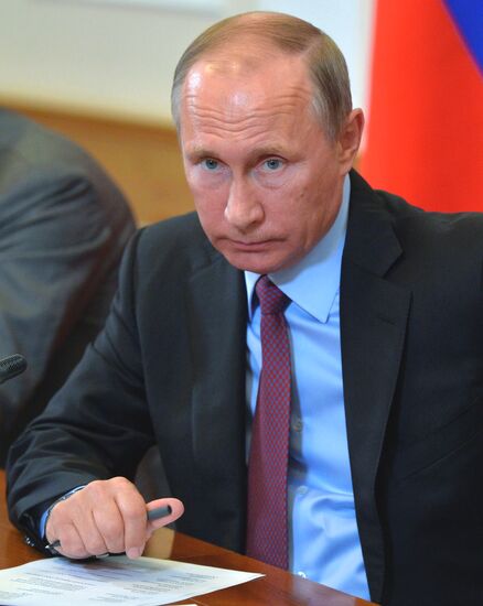 President Vladimitr Putin visits Orenburg Region