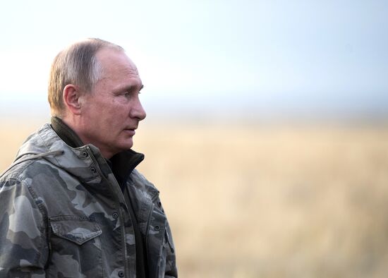 President Vladimitr Putin visits Orenburg Region