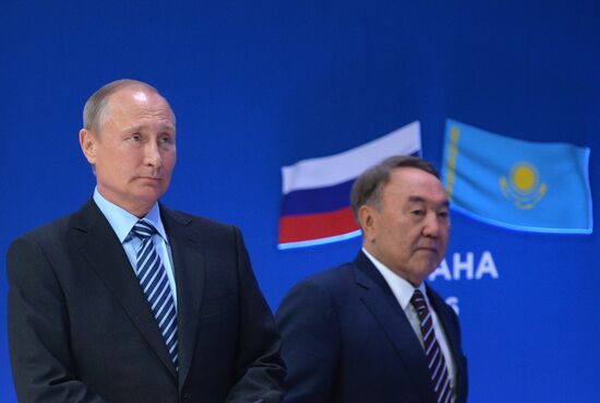 Russian President Vladimir Putin visits Kazakhstan