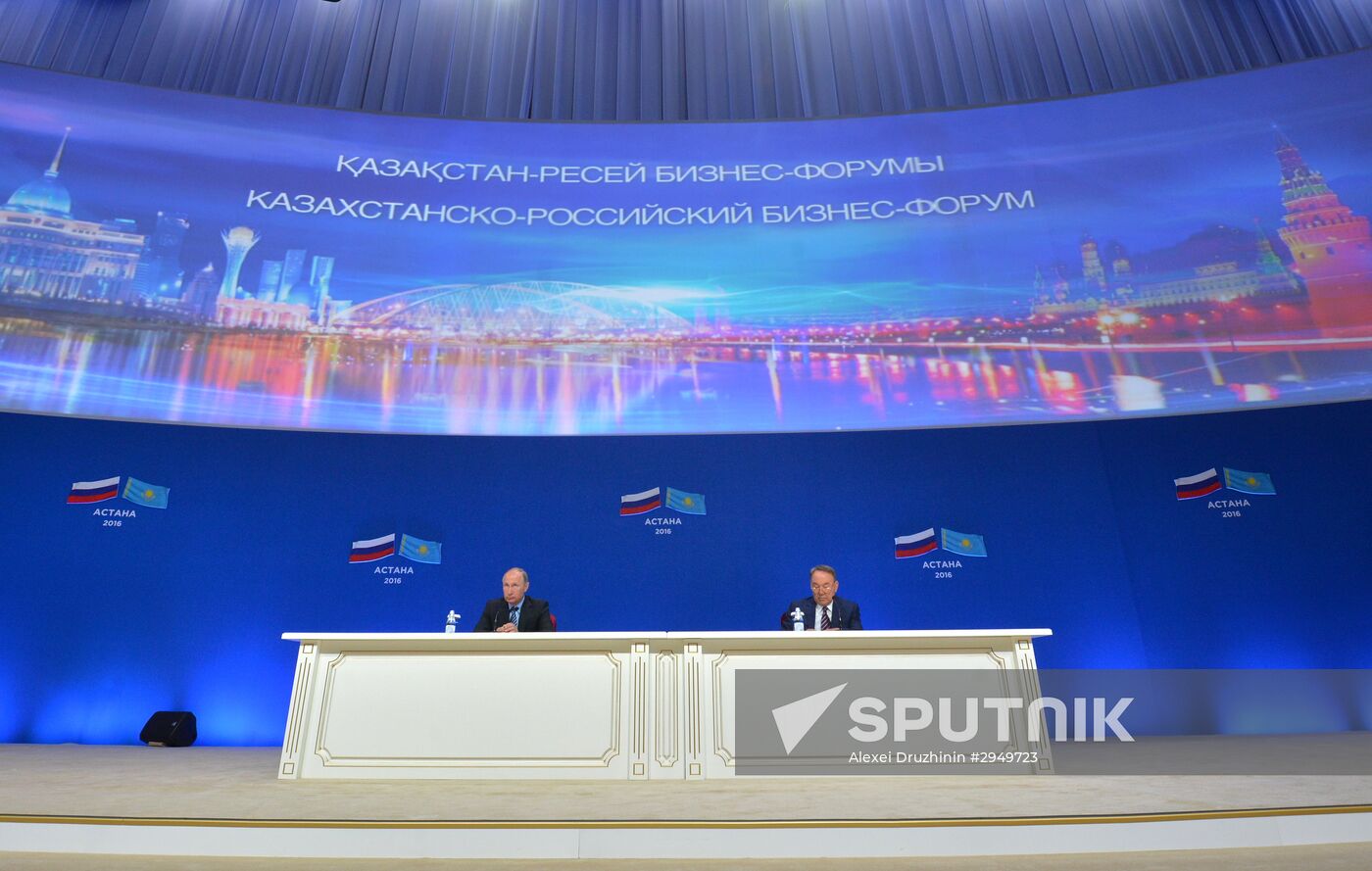 Russian President Vladimir Putin visits Kazakhstan