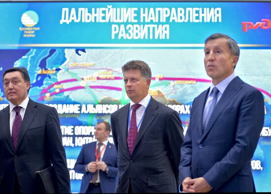Russian President Vladimir Putin visits Kazakhstan