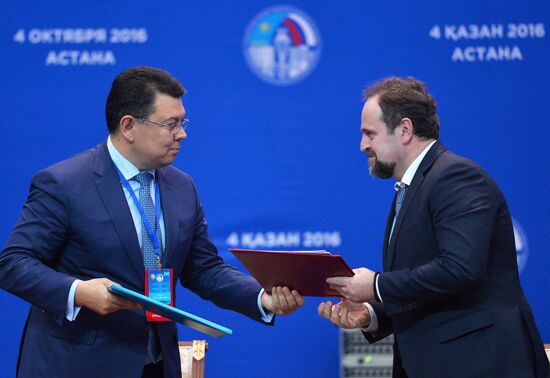 Russian President Vladimir Putin visits Kazakhstan