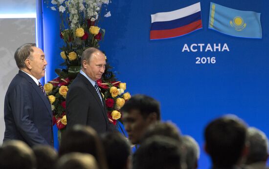 President Putin visits Kazakhstan