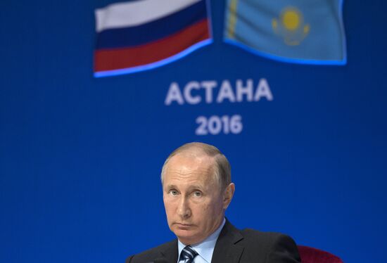 Russian President Vladimir Putin visits Kazakhstan