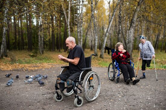 Bolshekulachinsky residential care facility in Omsk region