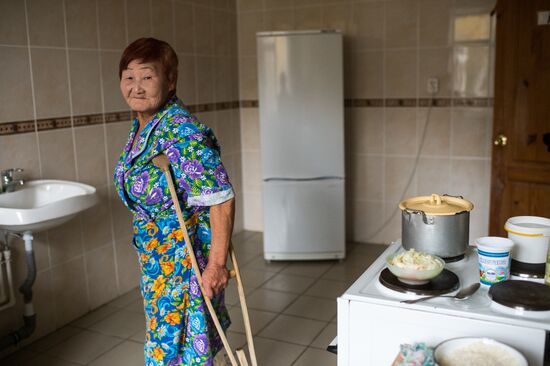 Bolshekulachinsky residential care facility in Omsk region