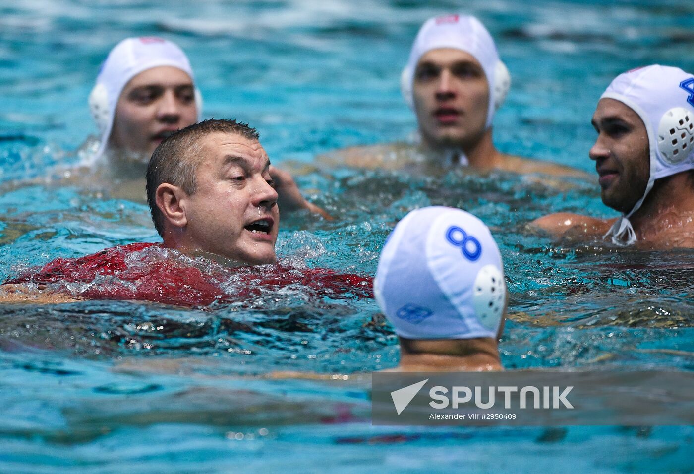 Water polo. Russia Super Cup. Spartak-Volgograd vs Dynamo (Moscow)