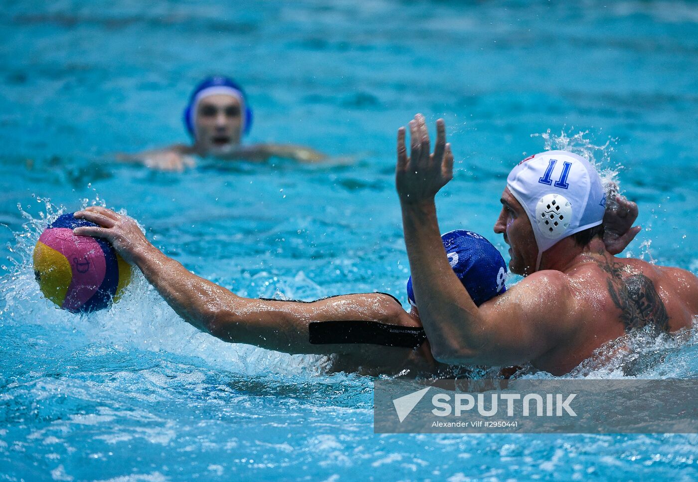 Water polo. Russia Super Cup. Spartak-Volgograd vs Dynamo (Moscow)