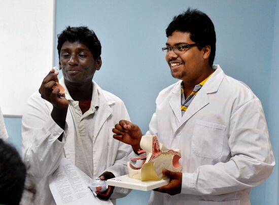 First group of Indian students during classes at Far Eastern Federal University