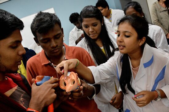 First group of Indian students during classes at Far Eastern Federal University
