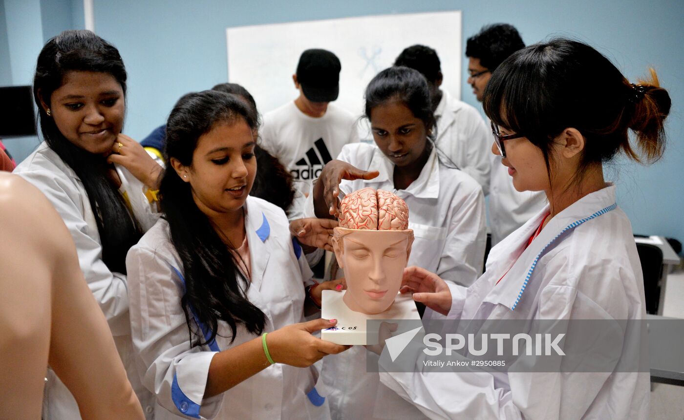 First group of Indian students during classes at Far Eastern Federal University