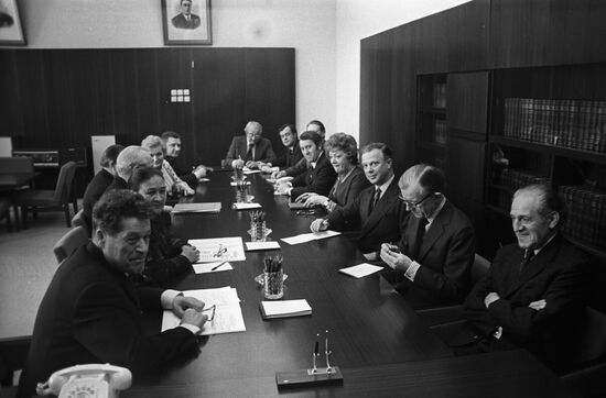British parliamentary delegation's visit to Soviet Union